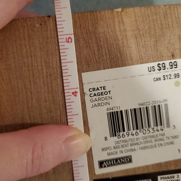 Rustic Planter Pot - Wooden Ashland - BNWT - Picture 4 of 5